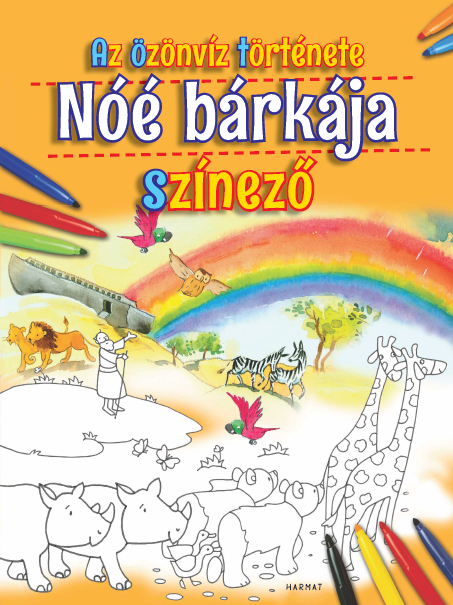 Nóé bárkája színező – Az özönvíz története