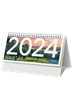 Nagyméretű asztali naptár 2024 háttámlával