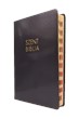 Biblia Károli nagy sötétbarna regiszteres