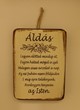 Falitábla Áldás