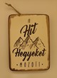 Falitábla A hit hegyeket mozdít