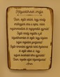 Falitábla Házastársak imája
