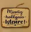 Falitábla Mindig hallgass Istenre