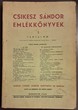 Csikesz Sándor emlékkönyvek 1.