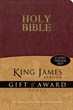 Angol Biblia King James Version Gift and Award Bible - Burgundy