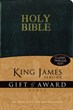 Angol Biblia King James Version Gift and Award Bible - Black