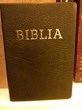 Biblia revideált új fordítás, közepes, bőrkötéssel, aranyszegéllyel, barna