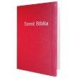 Biblia Károli fordítás, piros betűs, közepes, piros