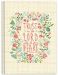 Keménytáblás angol napló Trust in the Lord