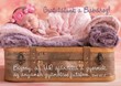 Képeslap-csomag Alvó baba rózsaszín