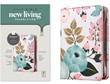 Angol Biblia - New Living Translation, Filament Enabled Edition (Red Letter, Cloth, Zipper, Floral Garden)